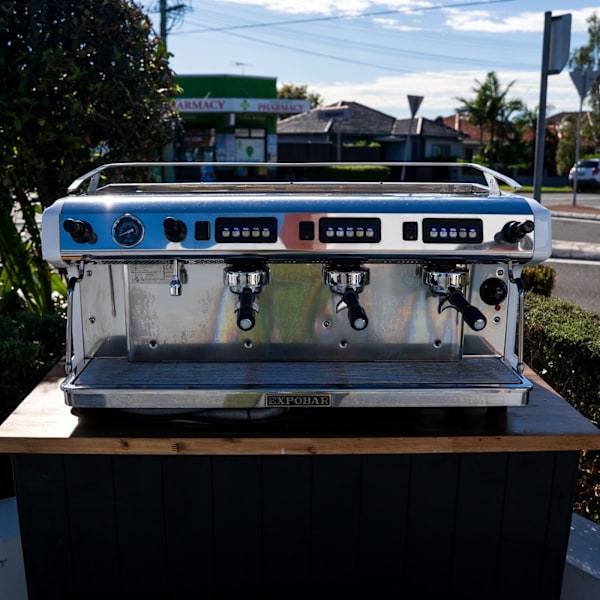 Pre Owned Expobar Ruggero 3 Group Tall Cup White Lever