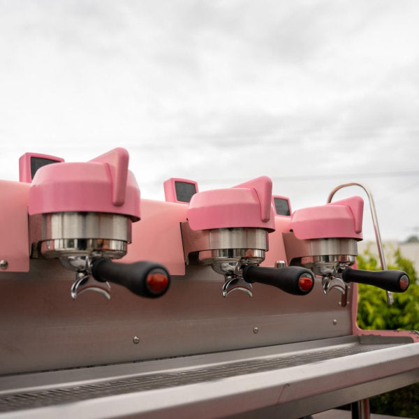 Stunning Synesso 3 Group MVP Custom Coffee Machine In Pink