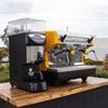 Appia II 10 Amp Yellow Café Machine + Mythos Electronic Grinder