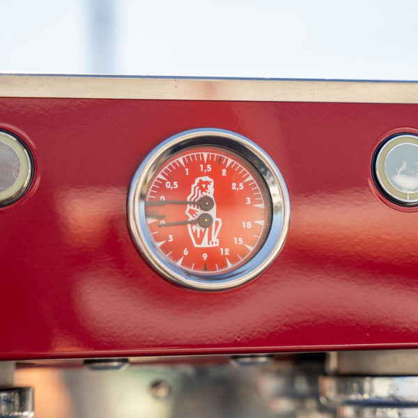 Stunning Immaculate Custom 3 Group La Marzocco PB In Candy Apple Red