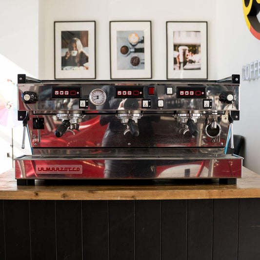 La Marzocco Linea 3 Group Tall Cup Chronos Custom Ocean Blue
