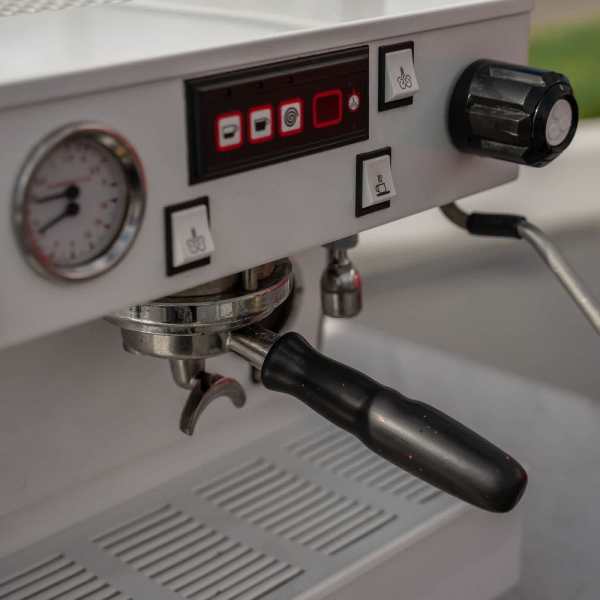 Full Custom White 2 Group La Marzocco Linea With Shot Timers