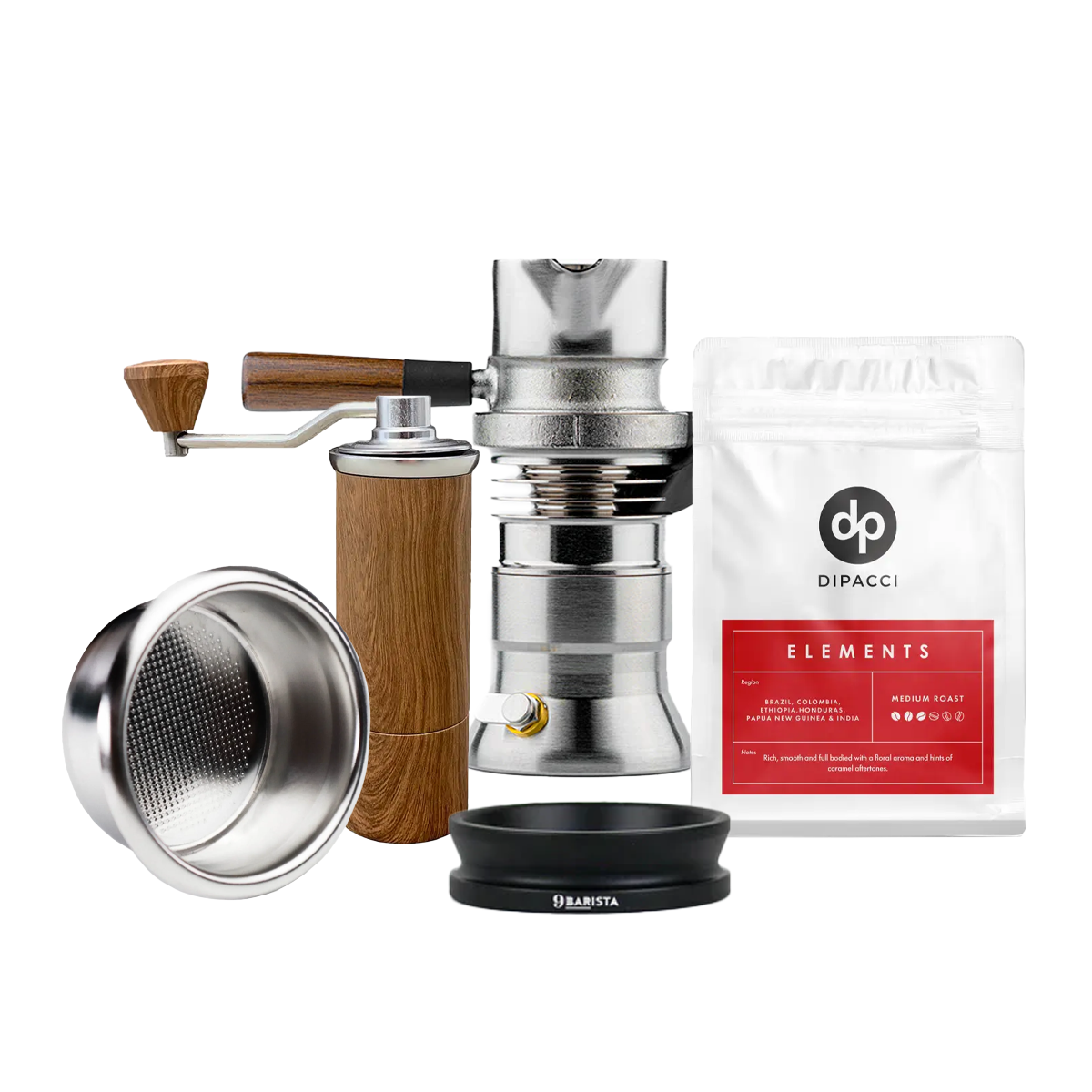 9Barista Espresso Machine Starter Pack With Grinder & Coffee