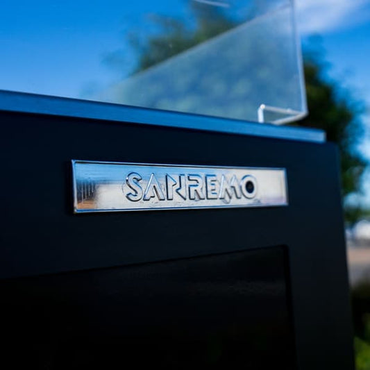 Used Sanremo Zoe Competition Tall Black 2 Group Coffee Machine