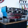 Custom Ocean Blue La Marzocco Linea AV 3 Group Low Use Immaculate