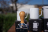 La Carimali Nimble 1 Group White Coffee Machine, Mazzer Mini Electronic A Grinder & Accessories