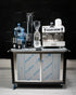 10 Amp Coffee Cart Package With Provincial White Coffee Cart