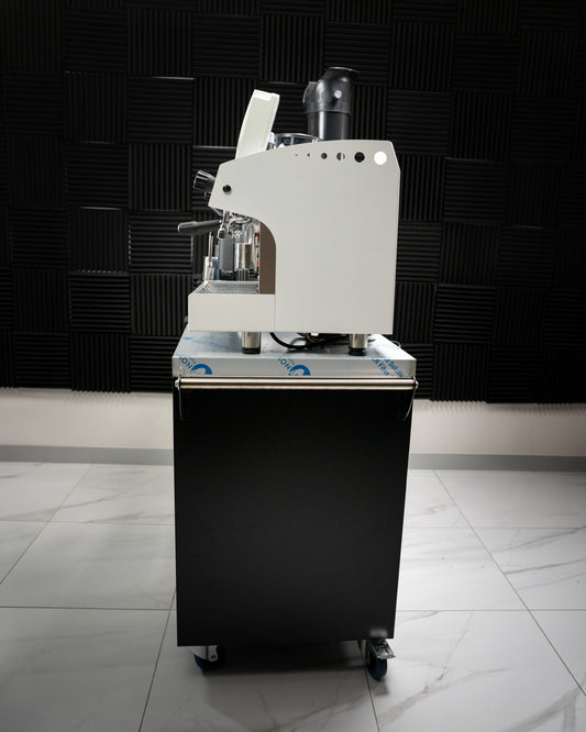 10 Amp Coffee Cart Package With Provincial White Coffee Cart