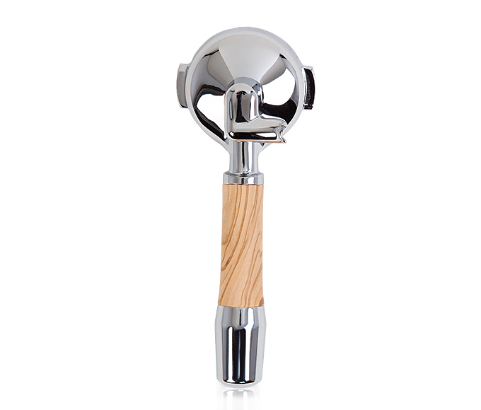 ECM Genuine Angled Portafilter Group Handle (Olive Wood Single Spout)