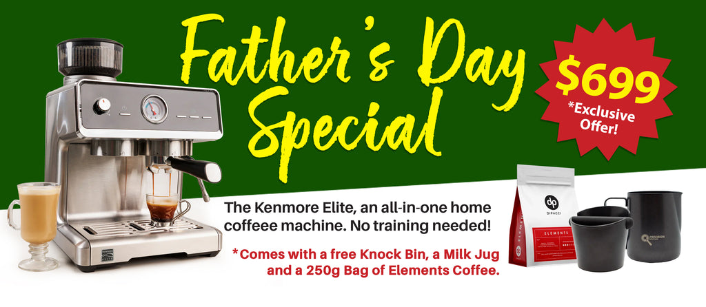 Kenmore Elite Auto-Tamping Espresso Machine Father's Day Deal