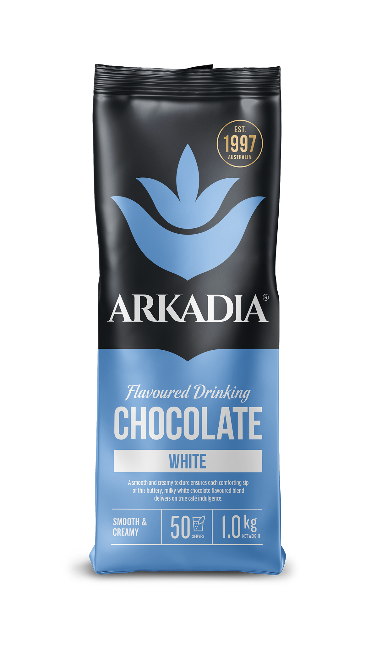 Arkadia Flavoured Drinking Chocolate - White 1kg