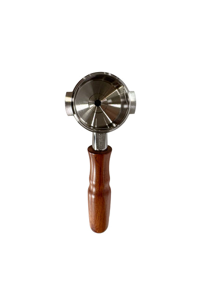 Pesado Double Spout Head with Precision Wooden Handle - Portafilter for e61