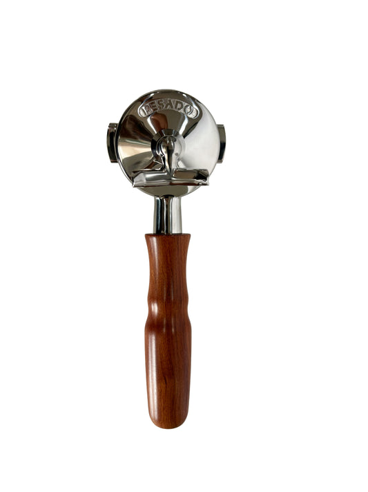 Pesado Double Spout Head with Precision Wooden Handle - Portafilter for e61