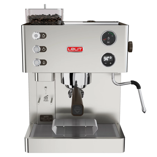 Lelit Kate PL82T coffee machine with built-in grinder — Di Pacci Australia