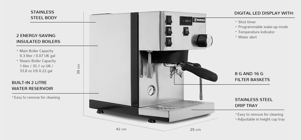 Rancilio Silvia Pro X Espresso Coffee Machine