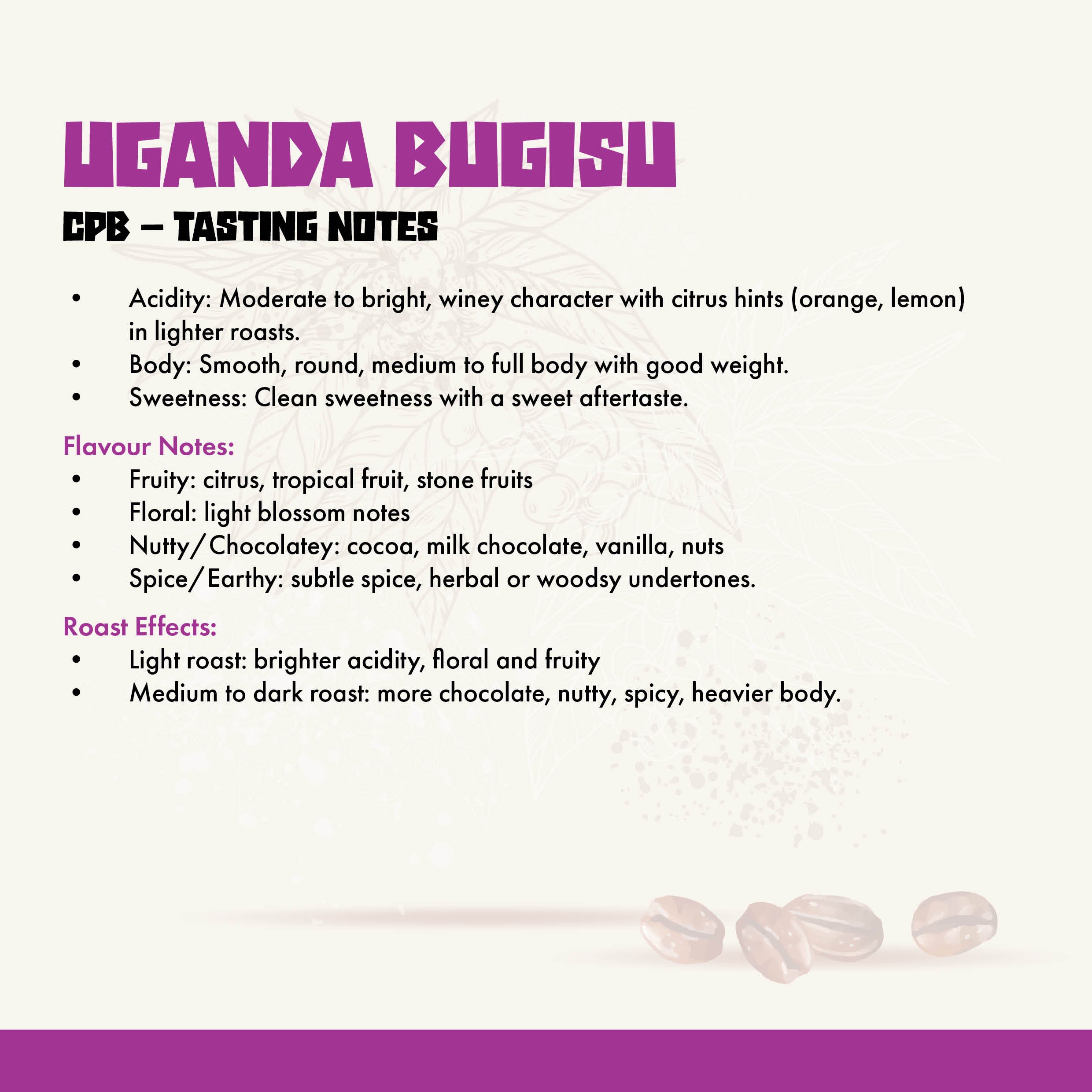Uganda Bugisu CPB Green Beans 5kg