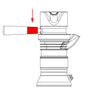 9Barista Upper Handle Brush