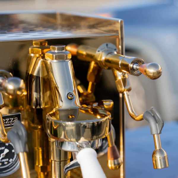 24 Cart Gold Plated Bellezza Francesca Semi Commercial Coffee Machine