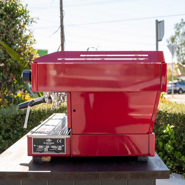 Stunning Immaculate Custom 3 Group La Marzocco PB In Candy Apple Red