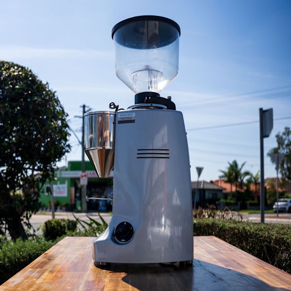 Pre Loved Mazzer Robur Electronic Silver New Burrs