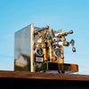 24 Cart Gold Plated Bellezza Francesca Custom Semi Commercial Coffee Machine