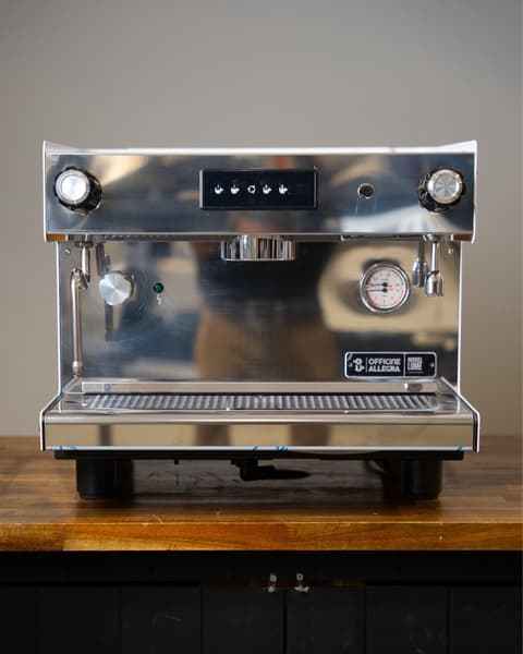 Officine Allegra Lume 1 Group Espresso Machine White Italy