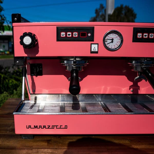 Used La Marzocco Linea Av Pink 3 Group Timers Coffee Machine