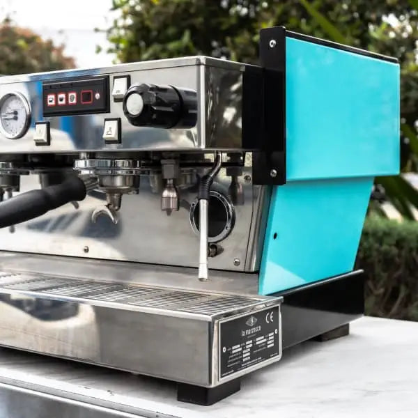 Aqua Blue As New La Marzocco 2 Group Linea With Shot Timers