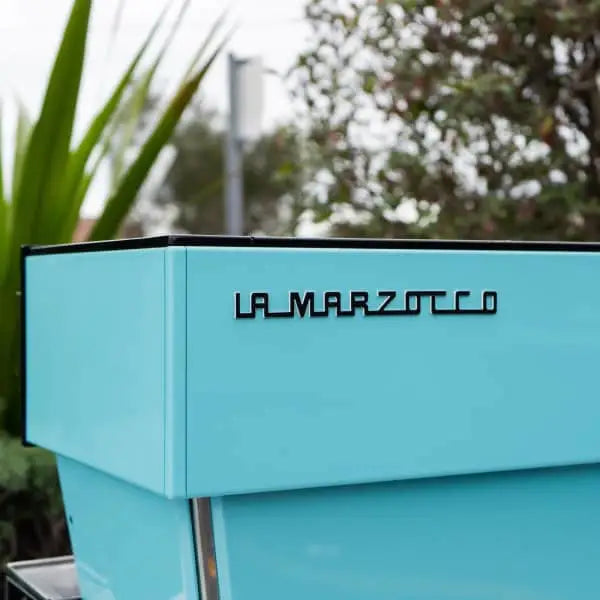 Aqua Blue As New La Marzocco 2 Group Linea With Shot Timers