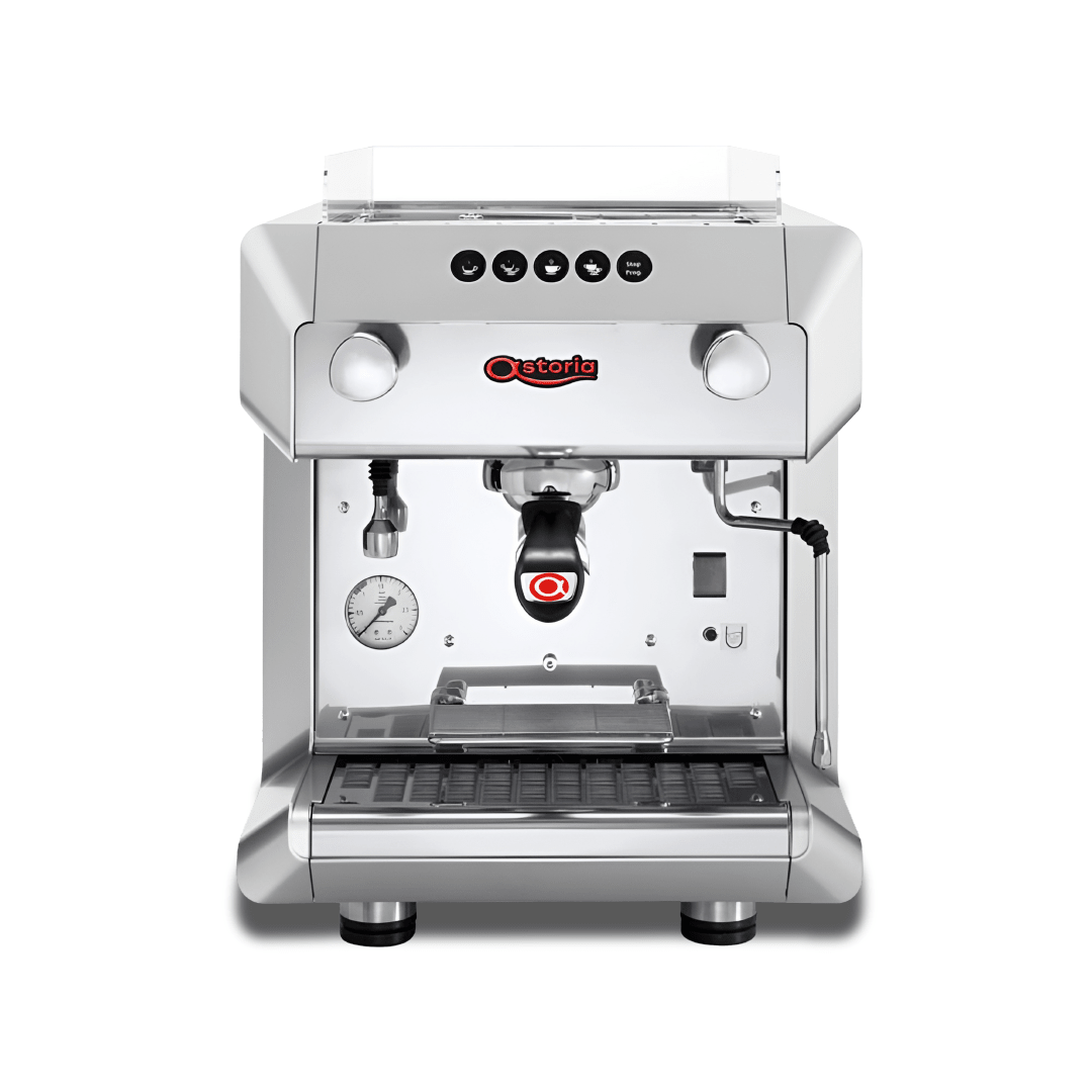 Astoria Greta Single Raised Group Semi - Automatic + Precision GS7 Grinder & Accessories Bundle - Australia - Di Pacci