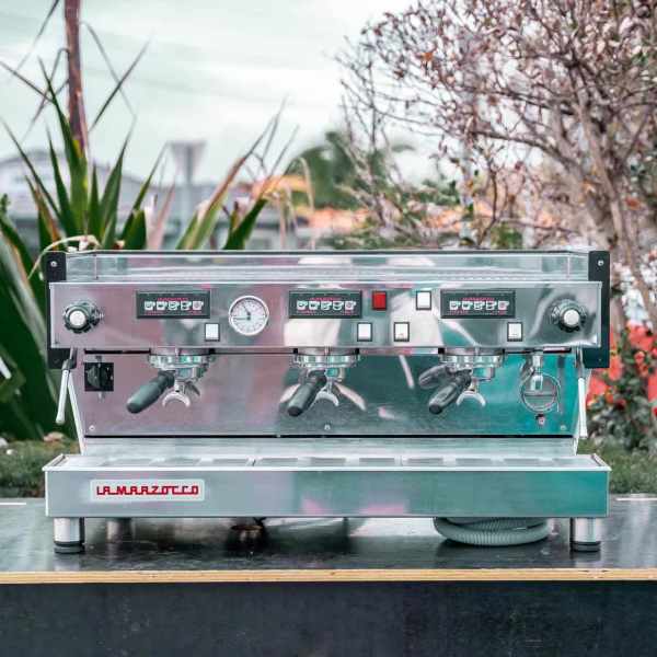 Beautiful 3 Group La Marzocco Linea AV Commercial Coffee Machine - Australia - Di Pacci