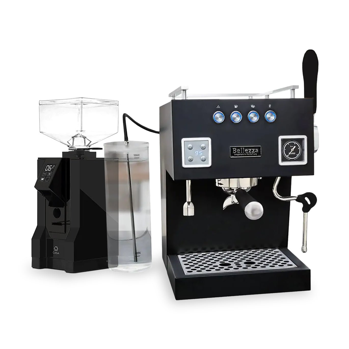Bellezza Bellona Coffee Machine & Eureka Mignon Specialita 55 Coffee Grinder Package - Australia - Di Pacci