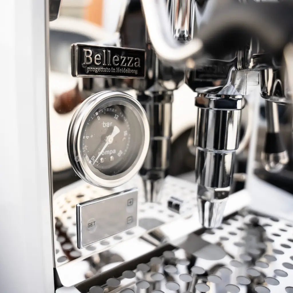 Bellezza Francesca in Custom White With Piccola Grinder &