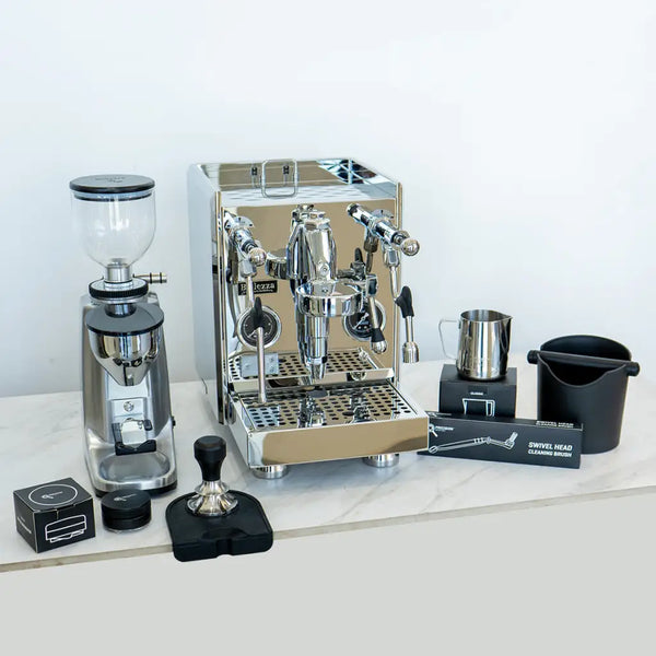 Bellezza Gulia & Chrome Piccola Titanio 60 Grinder Package +