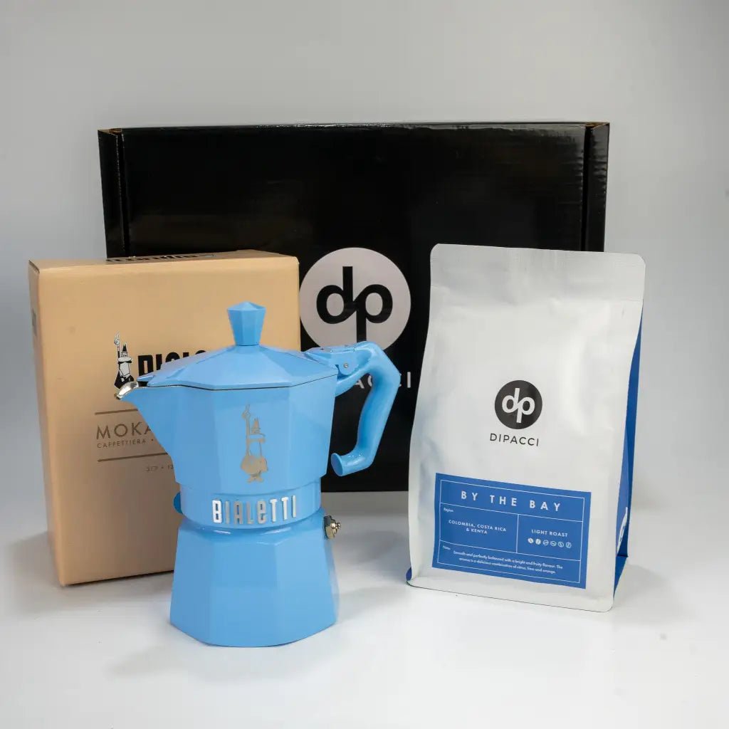 Bialetti 3 Cup Gift Set in Blue or Black - Australia - Di Pacci