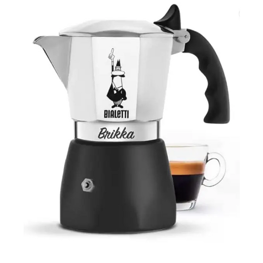Bialetti Brikka - Black - 4 Cups