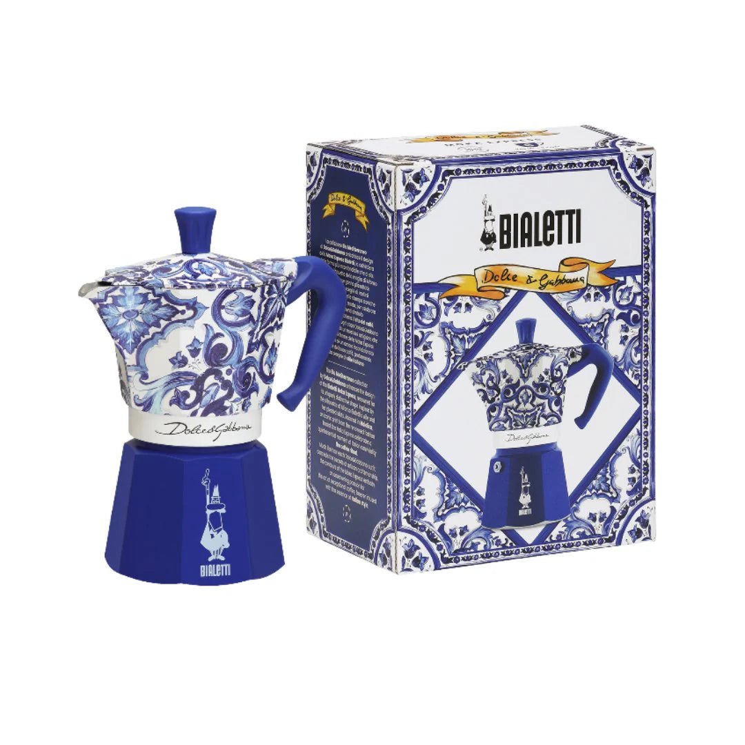 Bialetti Dolce & Gabbana Moka Express - Mediterranean Blue - Australia - Di Pacci