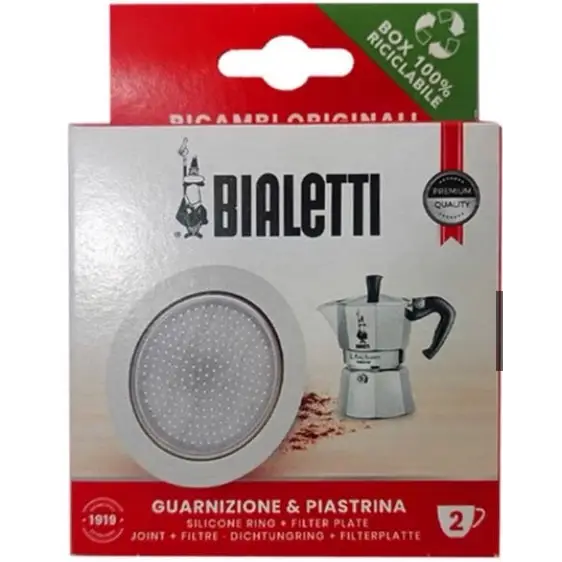 Bialetti Replacement Seal & Filter 2 Cup
