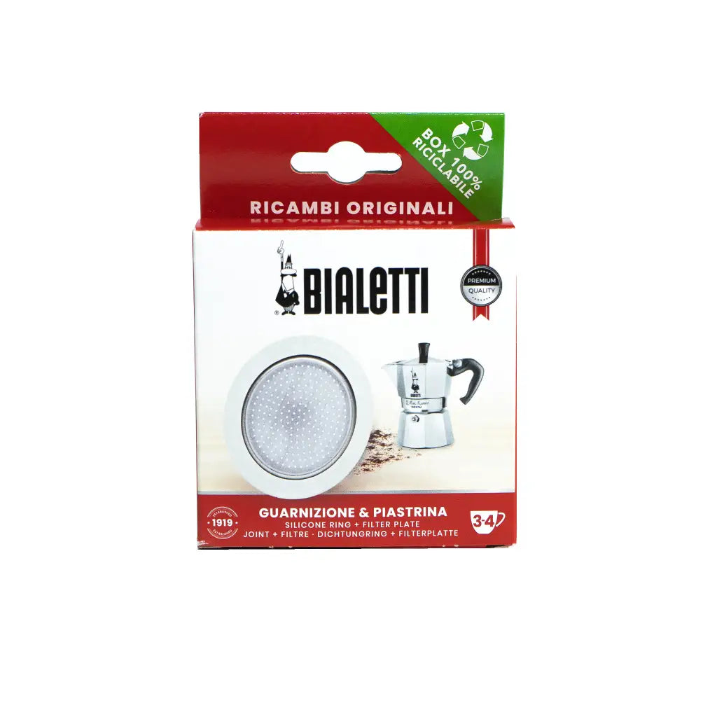 Bialetti Replacement Seal & Filter (3-4 Cup - Gas)