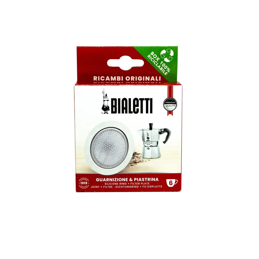 Bialetti Replacement Seal & Filter (6 Cup - Gas)
