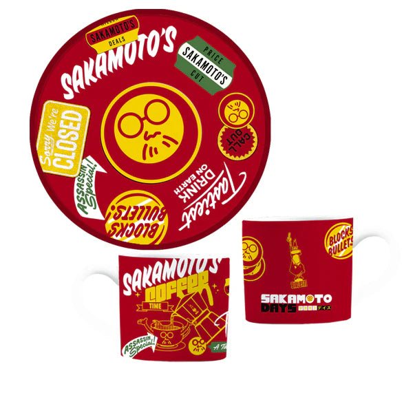 Bialetti x Sakamoto Days Cup and Saucer Set - Australia - Di Pacci