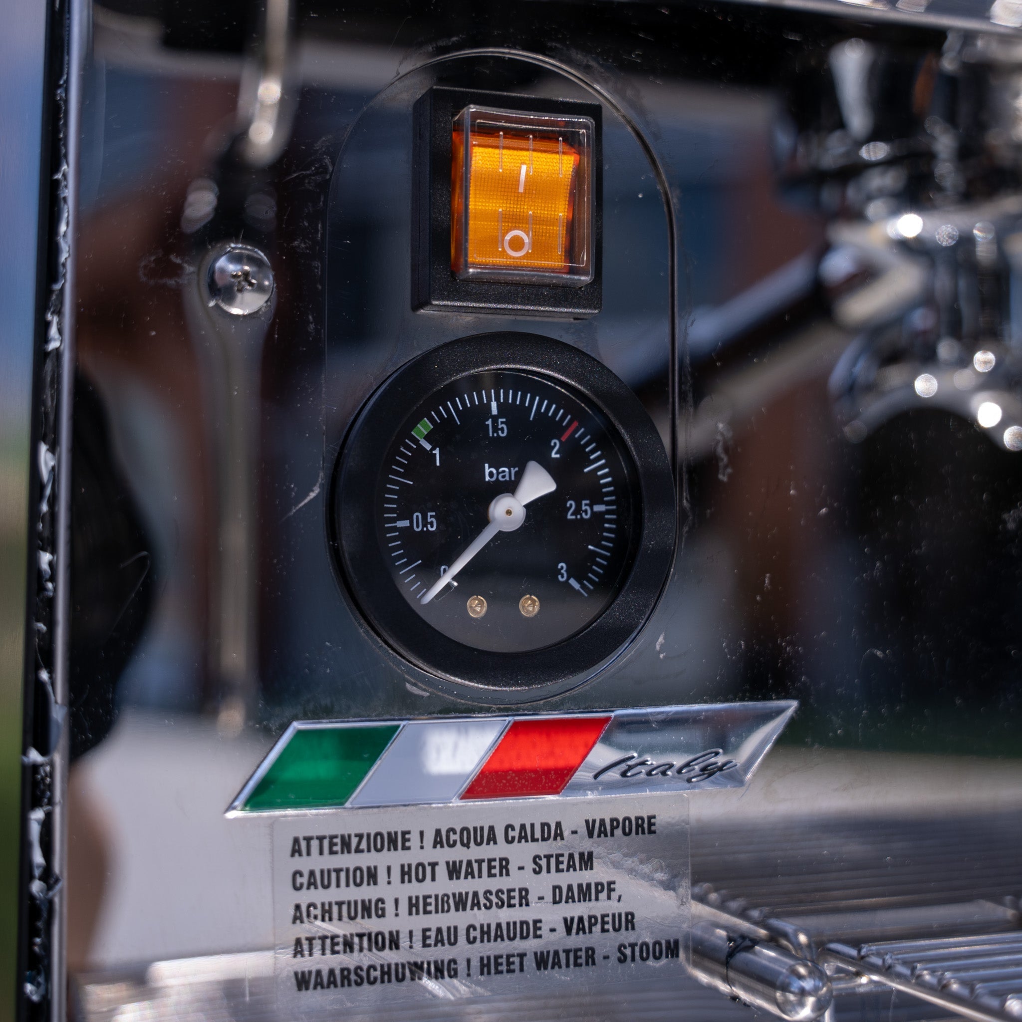 Black Carimali & X011 Grinder + Precision Accessories & Stainless Steel Coffee Cart Package - Australia - Di Pacci