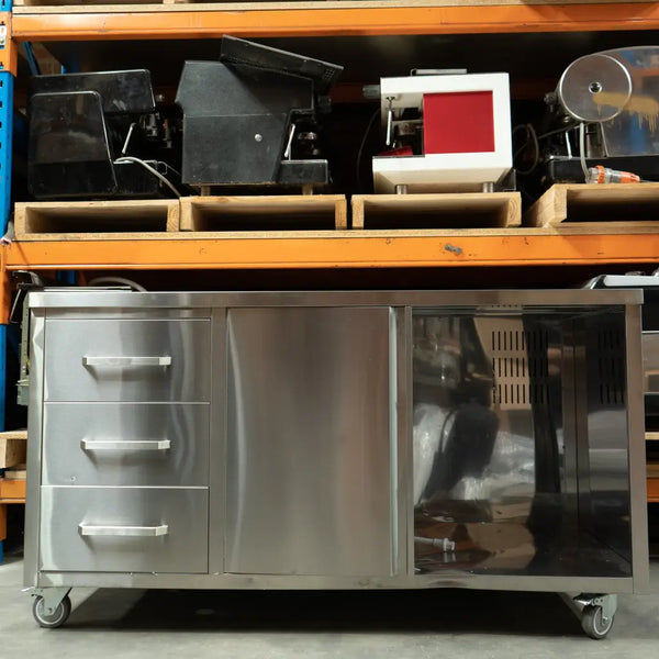 BRAND NEW COFFEE CART (DAMAGE IN TRANSIT) WITH FLOW JET &