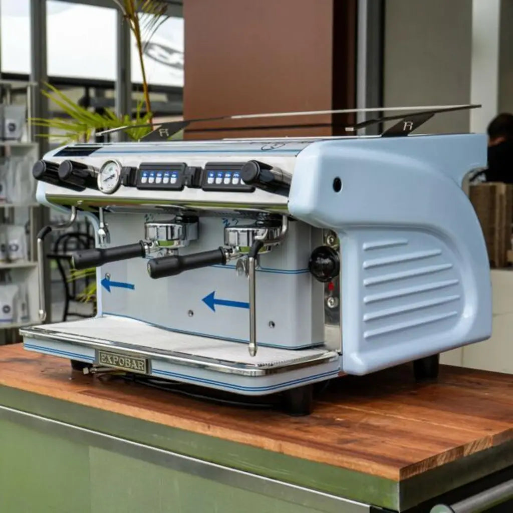Brand New Expobar Ruggero V2 Baby Blue Commercial Coffee