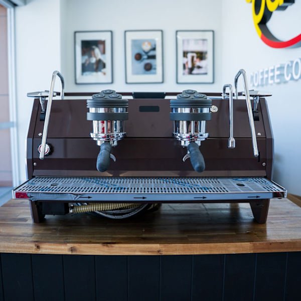 Brand New La Marzocco Strada S AV 2 Group Custom Brown Canceled Order - Australia - Di Pacci