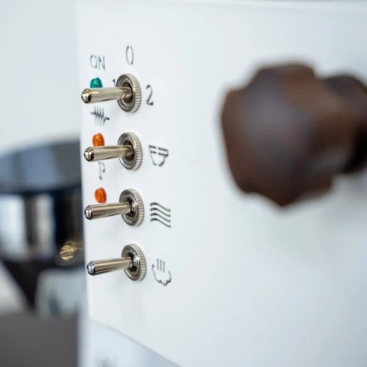 Brand New QuickMill Pippa & Piccola Coffee Machine & Grinder Package (White) - Australia - Di Pacci