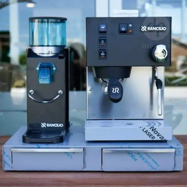 Brand New Rancilio Silva V6 & Rocky Grinder Package - ALL