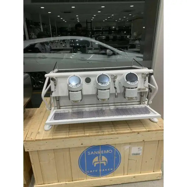 Brand New Sanremo Cafè Racer Coffee Machine In White