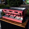 Used La Marzocco Linea Av Pink 3 Group Timers Coffee Machine