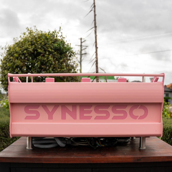 Stunning Synesso 3 Group MVP Custom Coffee Machine In Pink